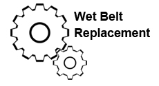 Wet Belt Replacement Service
